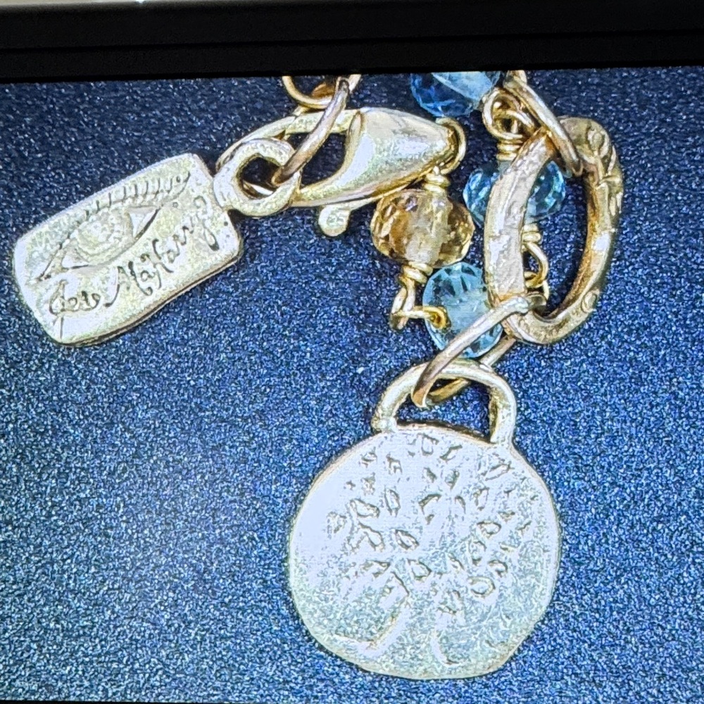 Sundance Catalog Jes MaHarry Sea Breeze 14K gold and aquamarine necklace